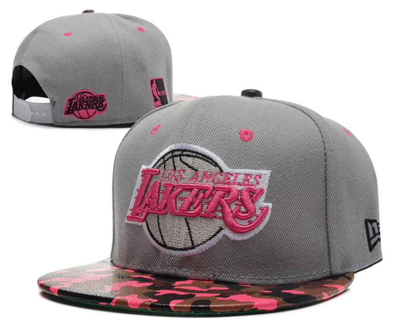 NBA Los Angeles Lakers NE Snapback Hat #135